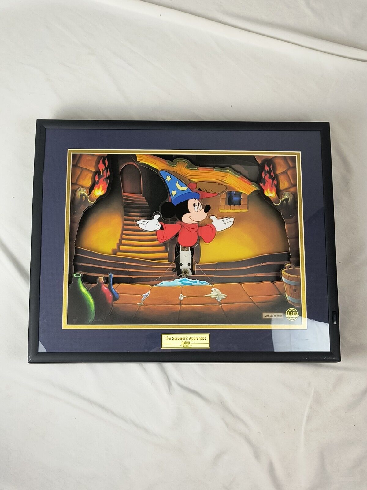 Sorcerers Apprentice Disney Fantasia Animated Picture Working Mickey Mouse Art