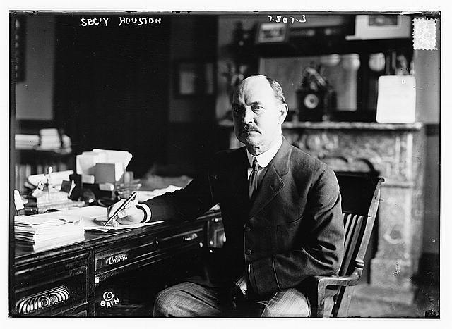 David Franklin Houston,1866-1940,Secretary of Agriculture in Wilson\'s Cabinet