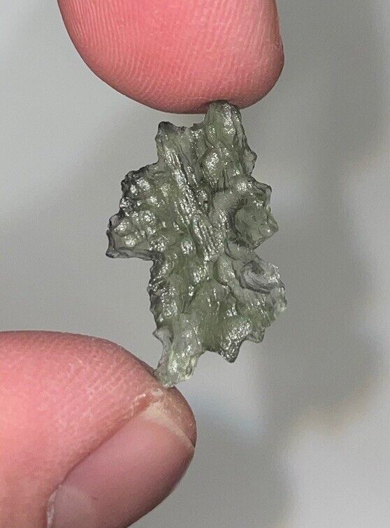 Moldavite .93 grams 4.65 ct Grade A Small Piece Besednice with Certificate