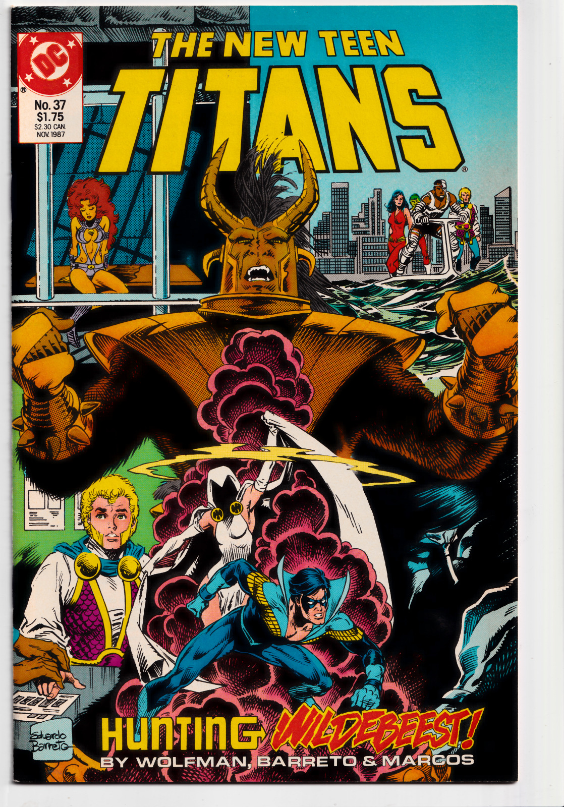 The New Teen Titans #37 1987 DC Comics