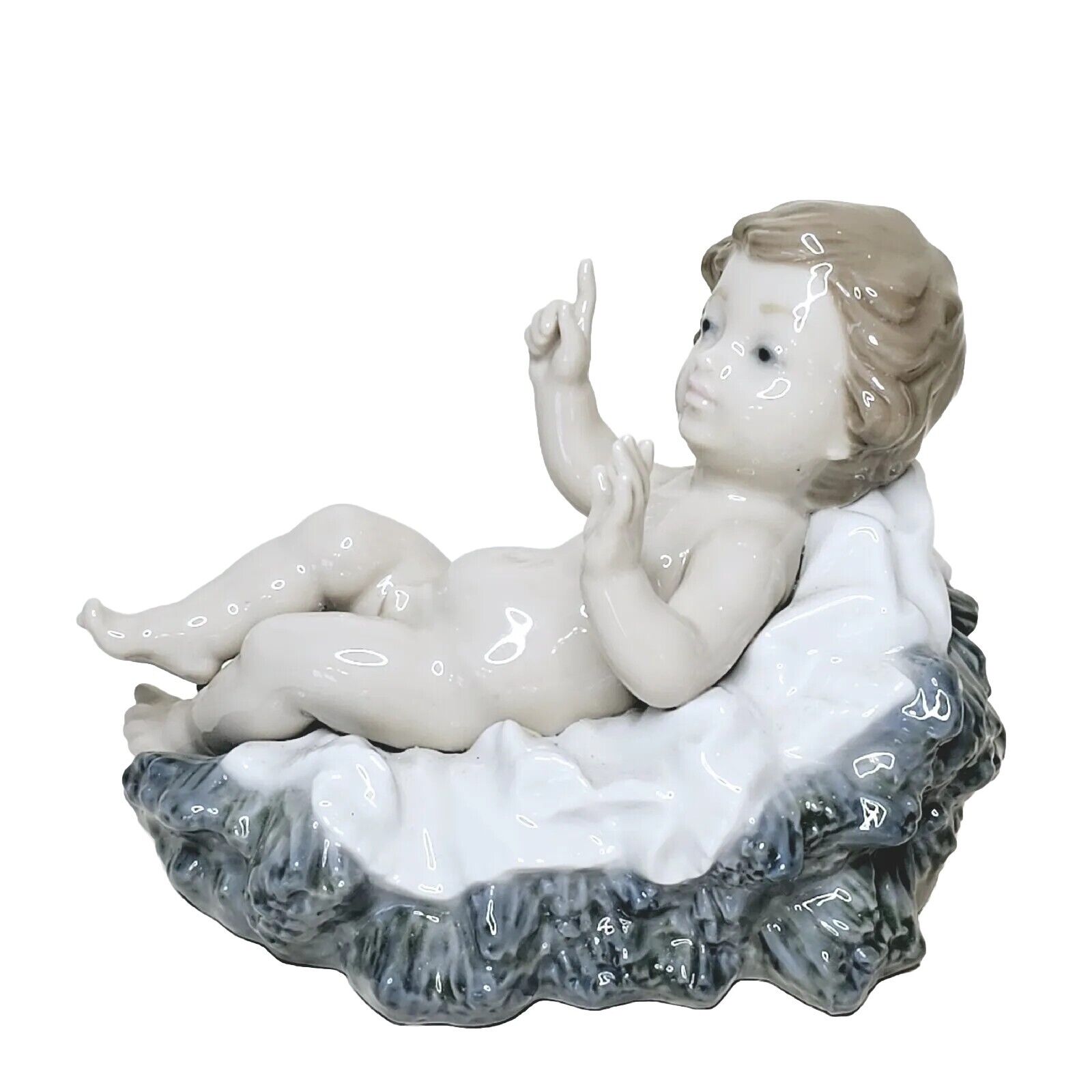 LLADRO BABY JESUS Figurine 1388 Christmas NATIVITY NO BOX Large 