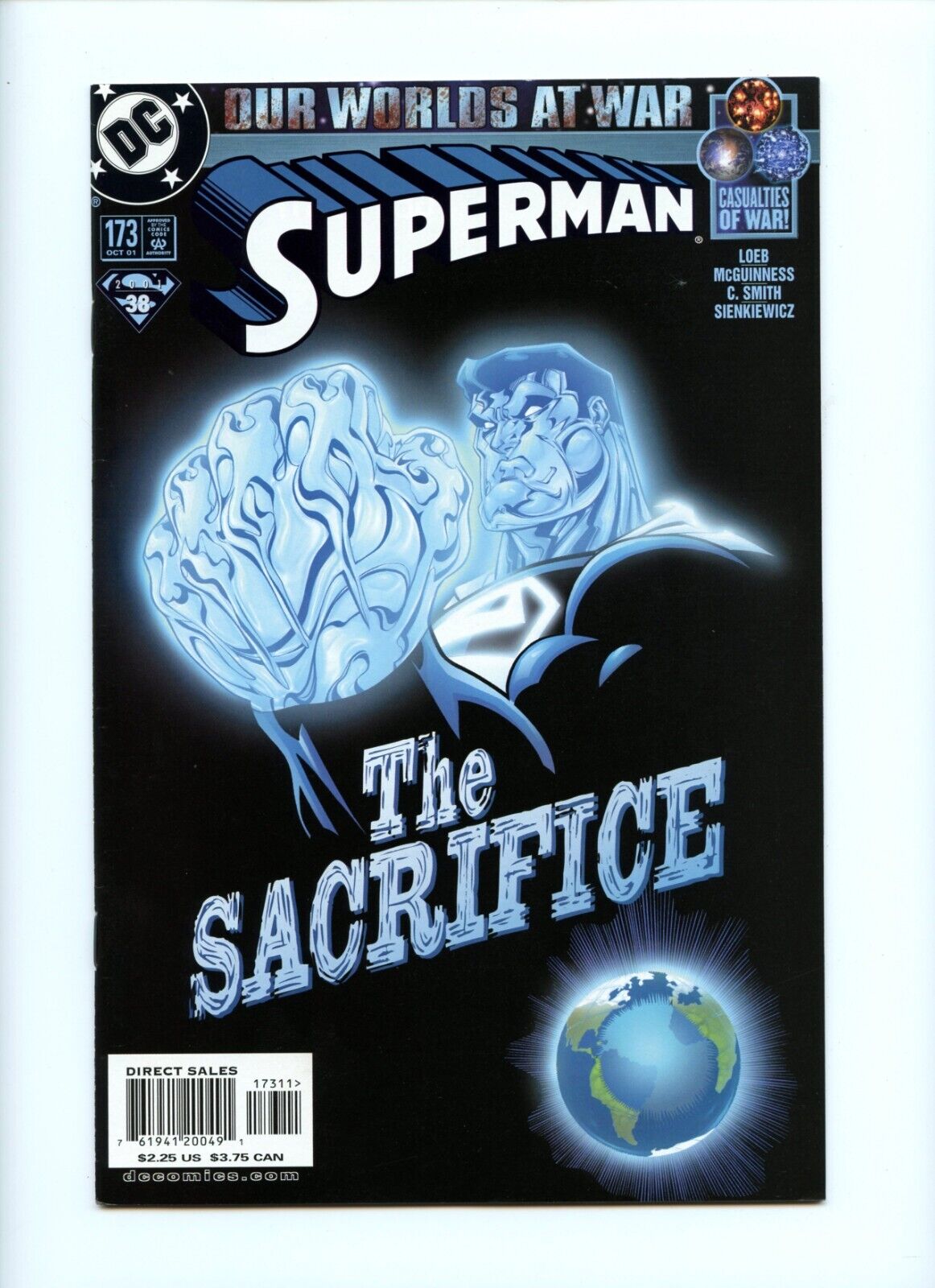 Superman ~ No. 173, October 2001 ~ First Printing ~ DC Comics ~ NEW