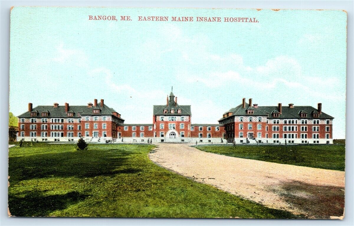 Postcard Eastern Maine Insane Hospital, Bangor, Maine J109