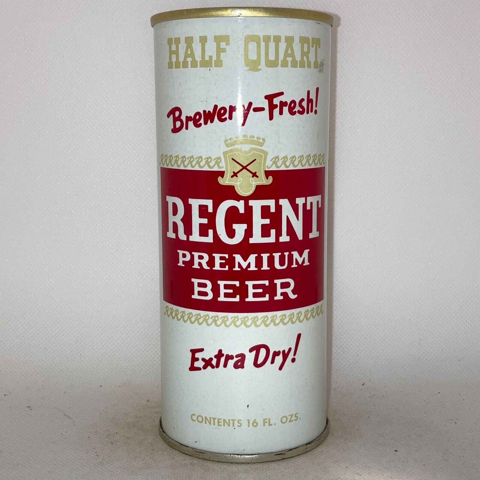 16oz Regent Half Quart beer can, air-sealed
