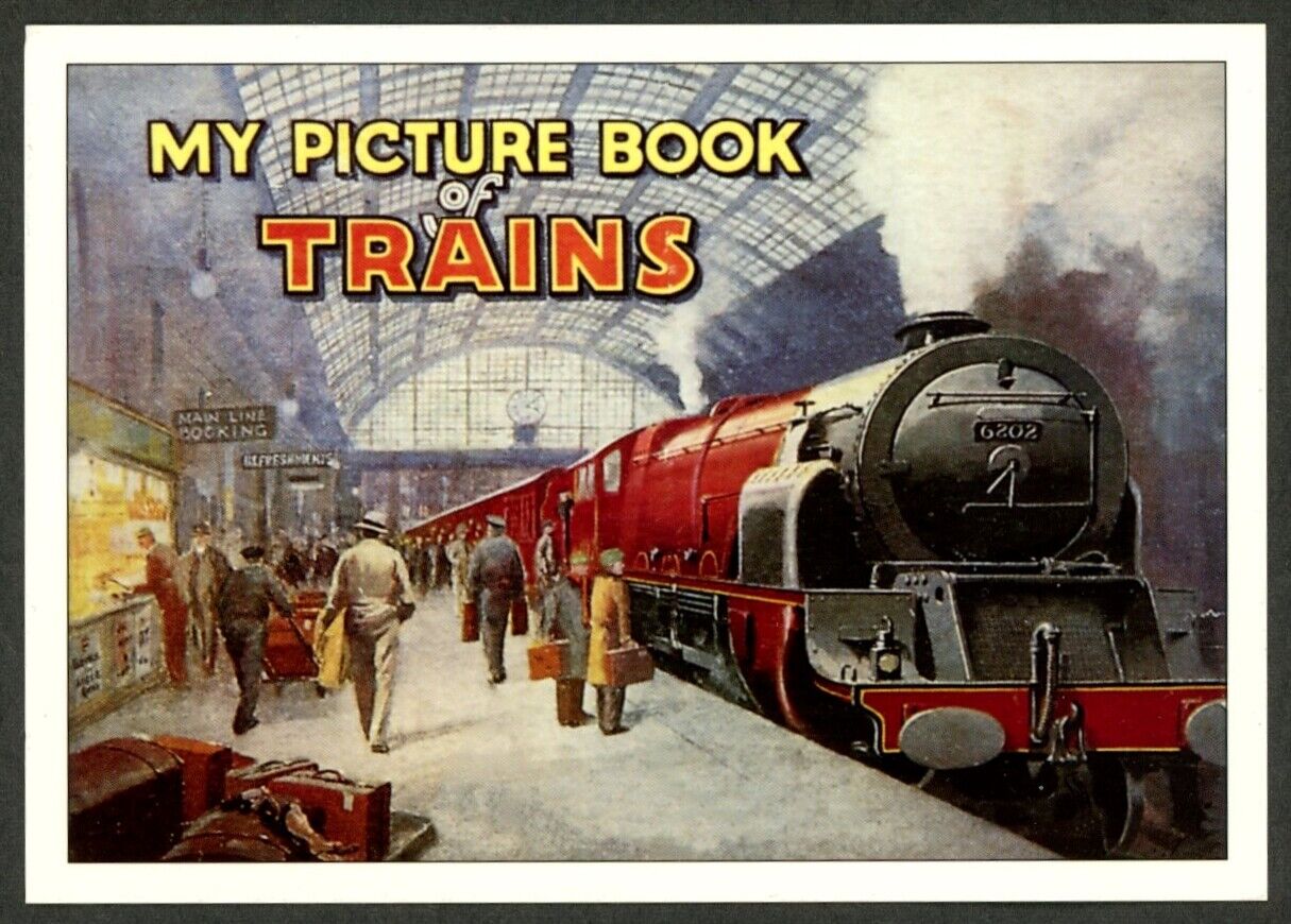 01TR 12: My Picture Book of Trains (1990s) - UK Postcard       