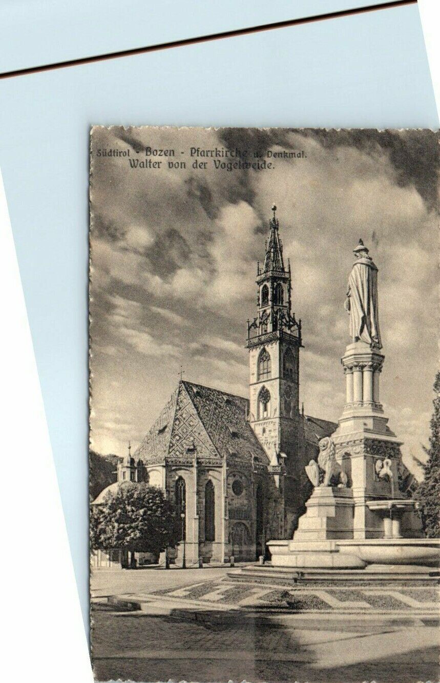 Parish Church and Monument to Walther von der Vogelweide - Bolzano, Italy