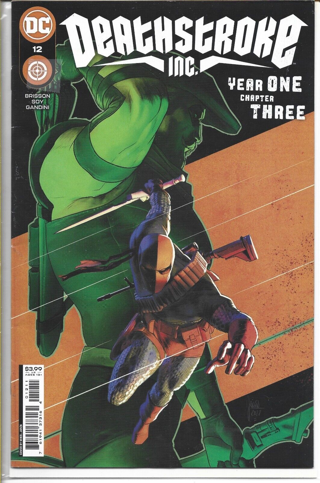DEATHSTROKE INC #12 DC COMICS 2022 NEW AND UNREAD BAGGED AND BOARDED