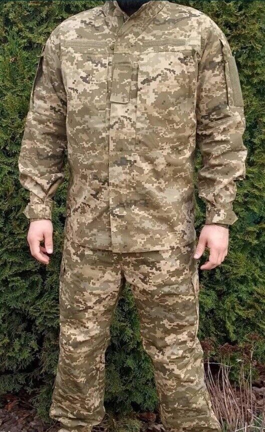 Full Set Ukrainian Army Pixel Uniform Suit Regular Size 4XL