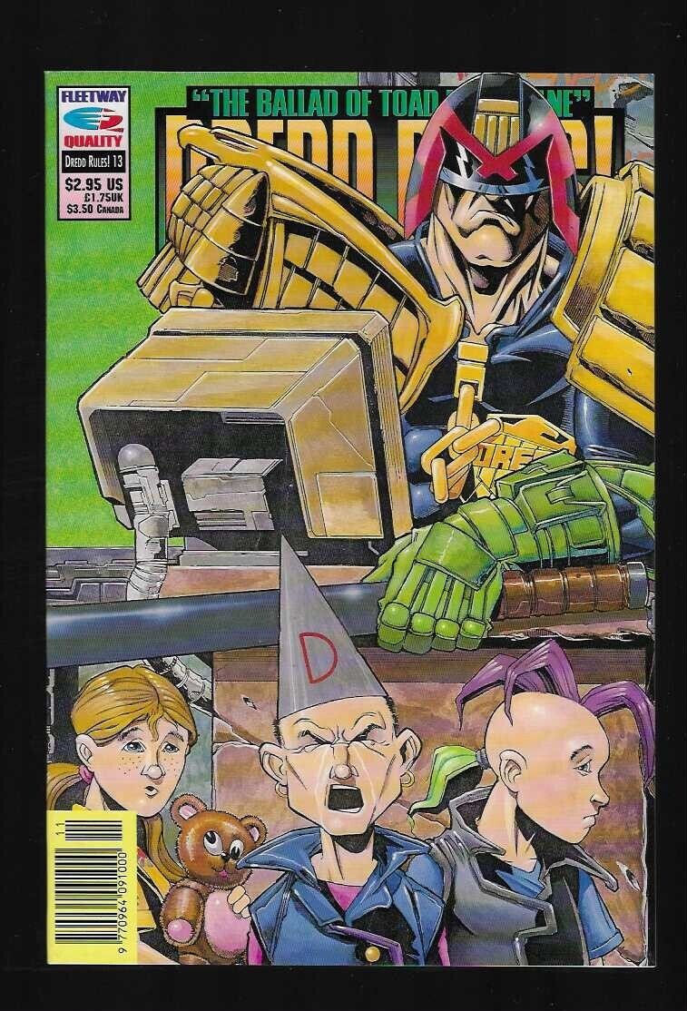 Dredd Rules # 13 (High Grade VF / NM) Unlimited Combined Shipping