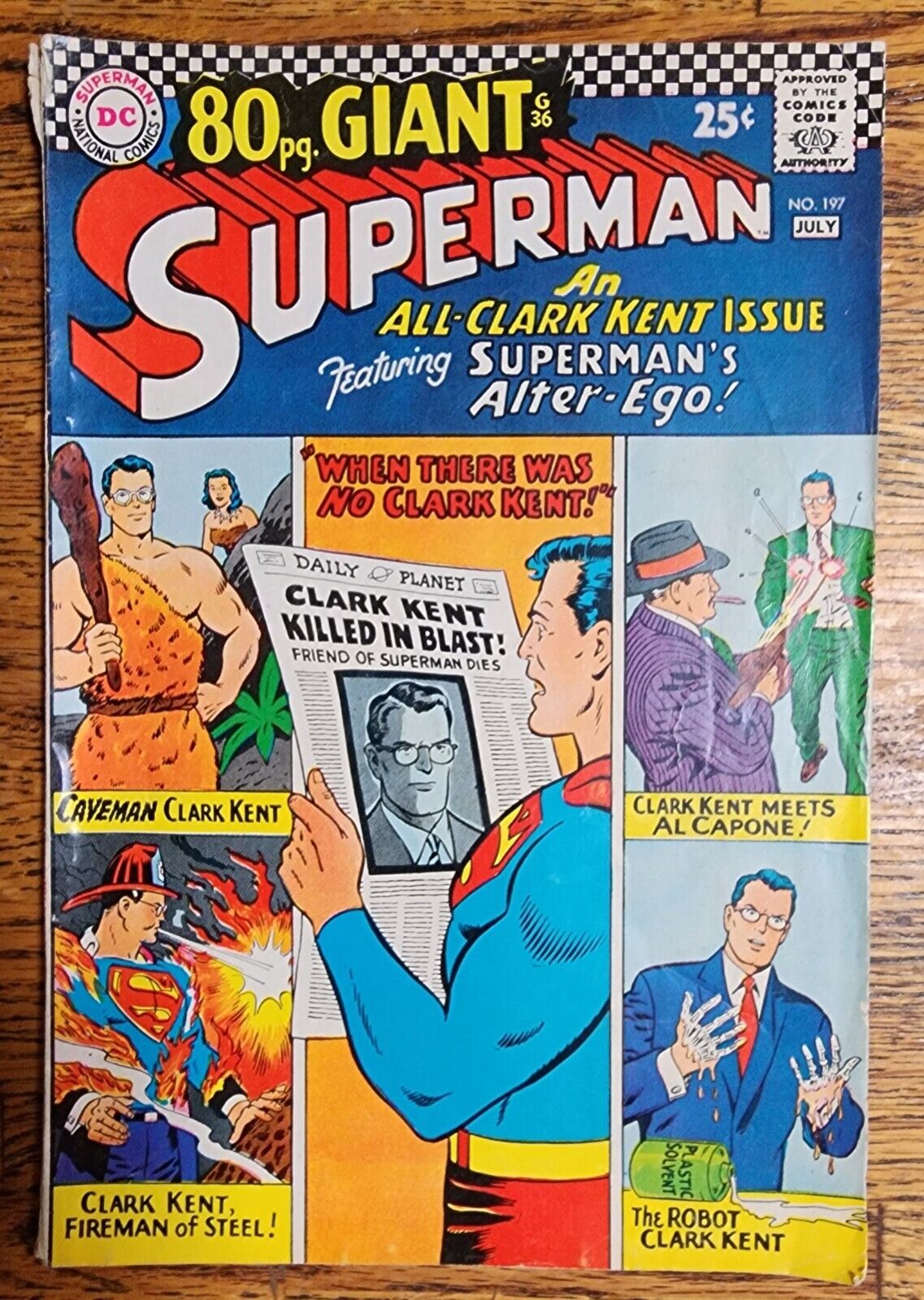 DC Comics-80 Pg Giant Superman-Supermans Alter Ego July 1967-No 197