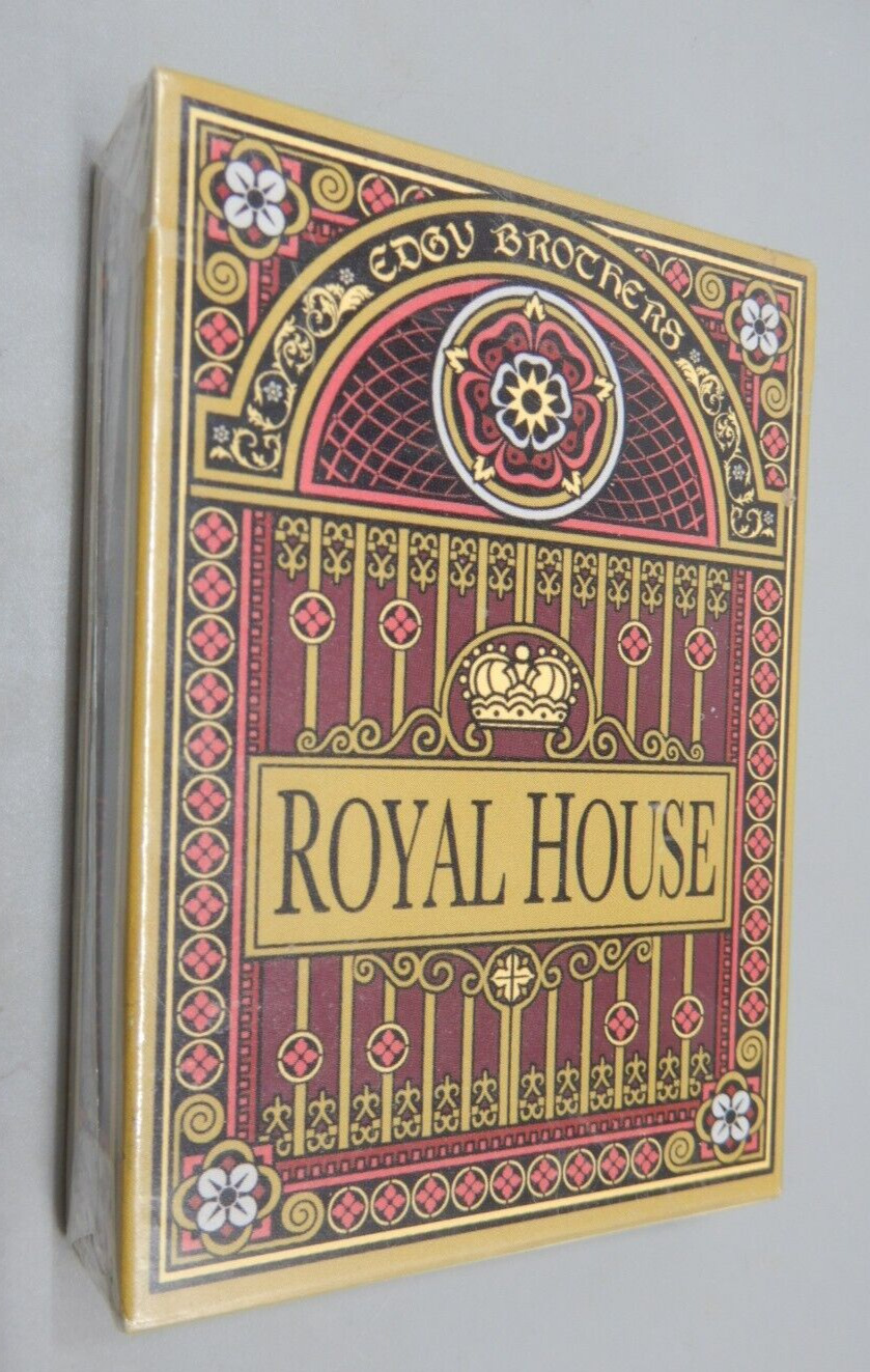 ROYAL HOUSE Edgy Bros. GILDED Ltd Ed 1/300 Playing Card deck NEW/SEALED