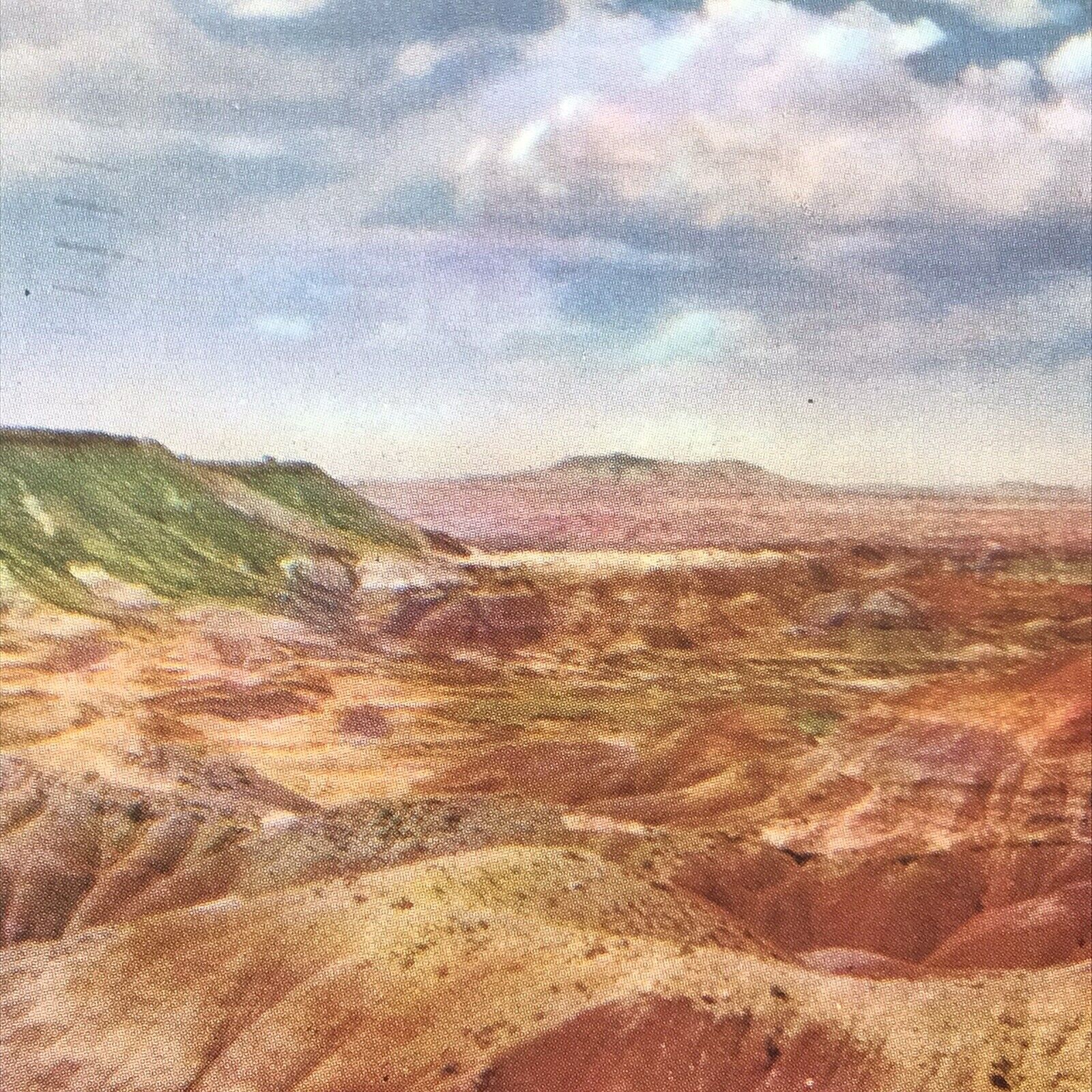 Painted Desert Arizona Postcard Vintage 1950 Kodachrome Max Kegley