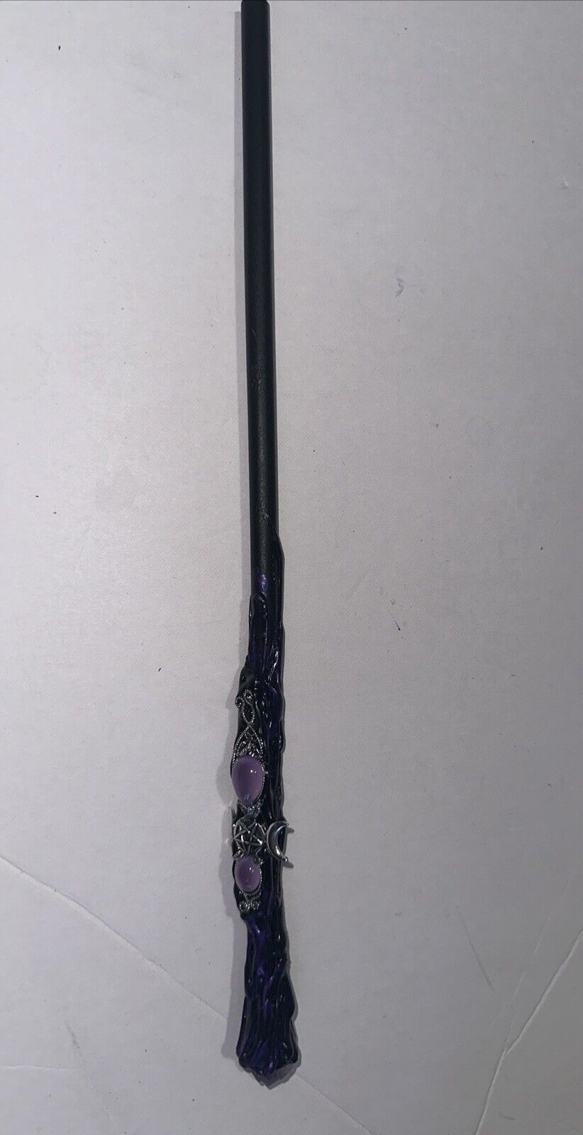 Purple And Pink And Black Crystal Wand