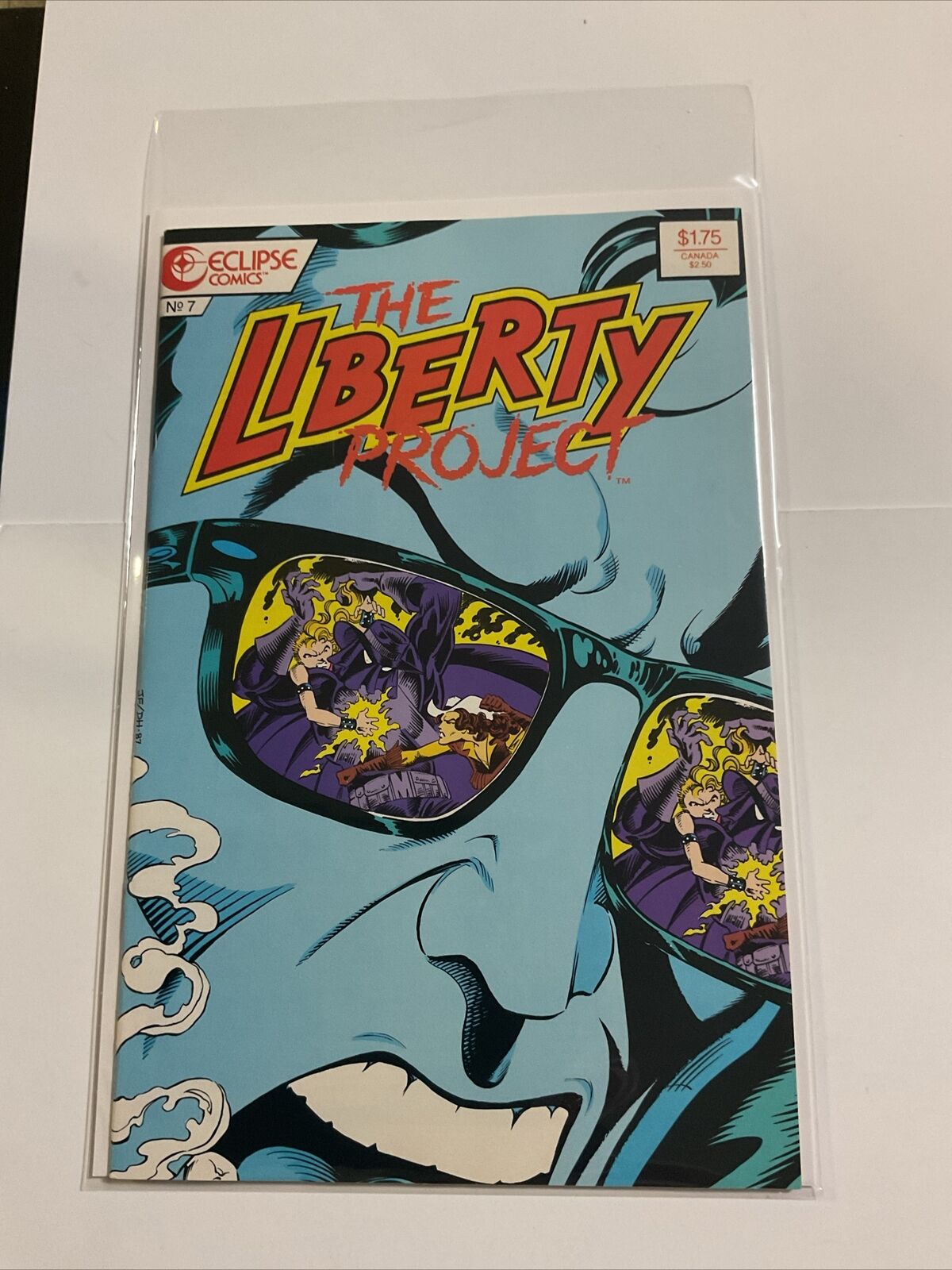 Vintage The Liberty Project #7 Eclipse Comics 1987-88 HIGH GRADE Indy From 1980s