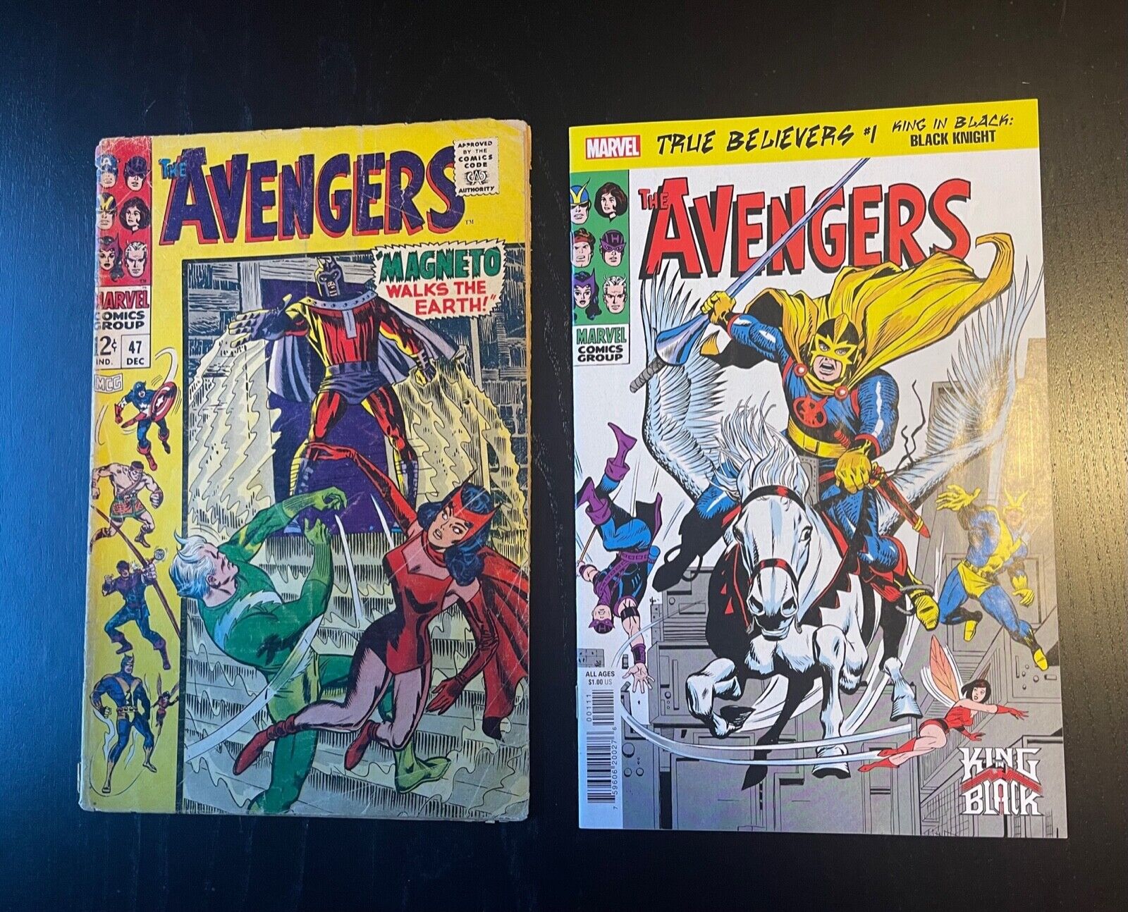Avengers #47 - 1967- GD/GD+ - First Dane Whitman & tb48 - Black Knight
