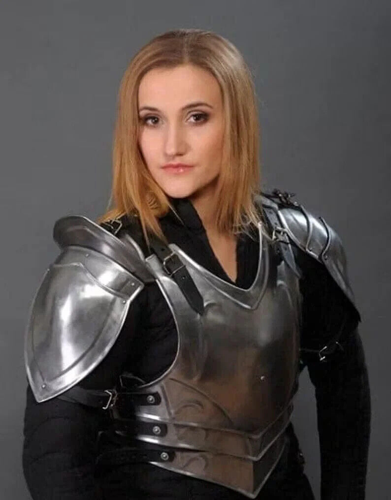 Medieval Elf Fantasy Costume Elven Steel Armor ~ Lady Cuirass Costume Armor Suit