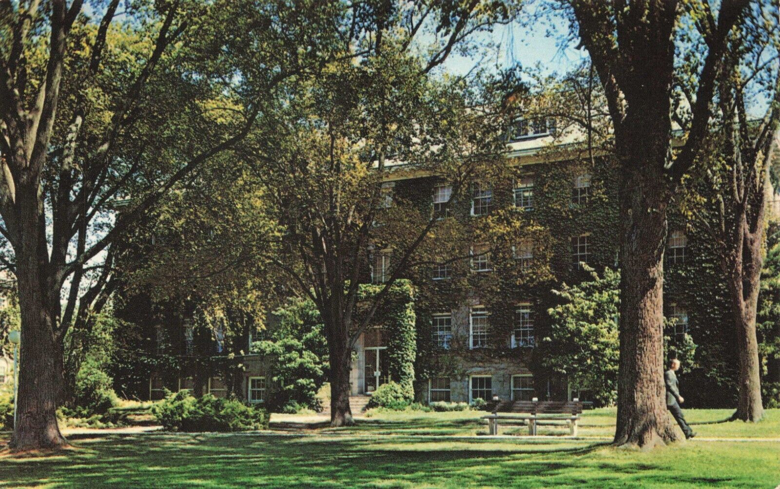 Postcard RI University of Rhode Island Campus Bliss Hall College of Engineering