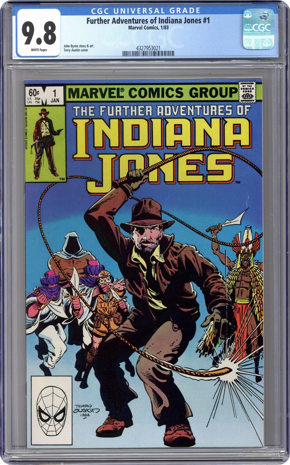 Further Adventures of Indiana Jones #1 CGC 9.8 1983 4327953021