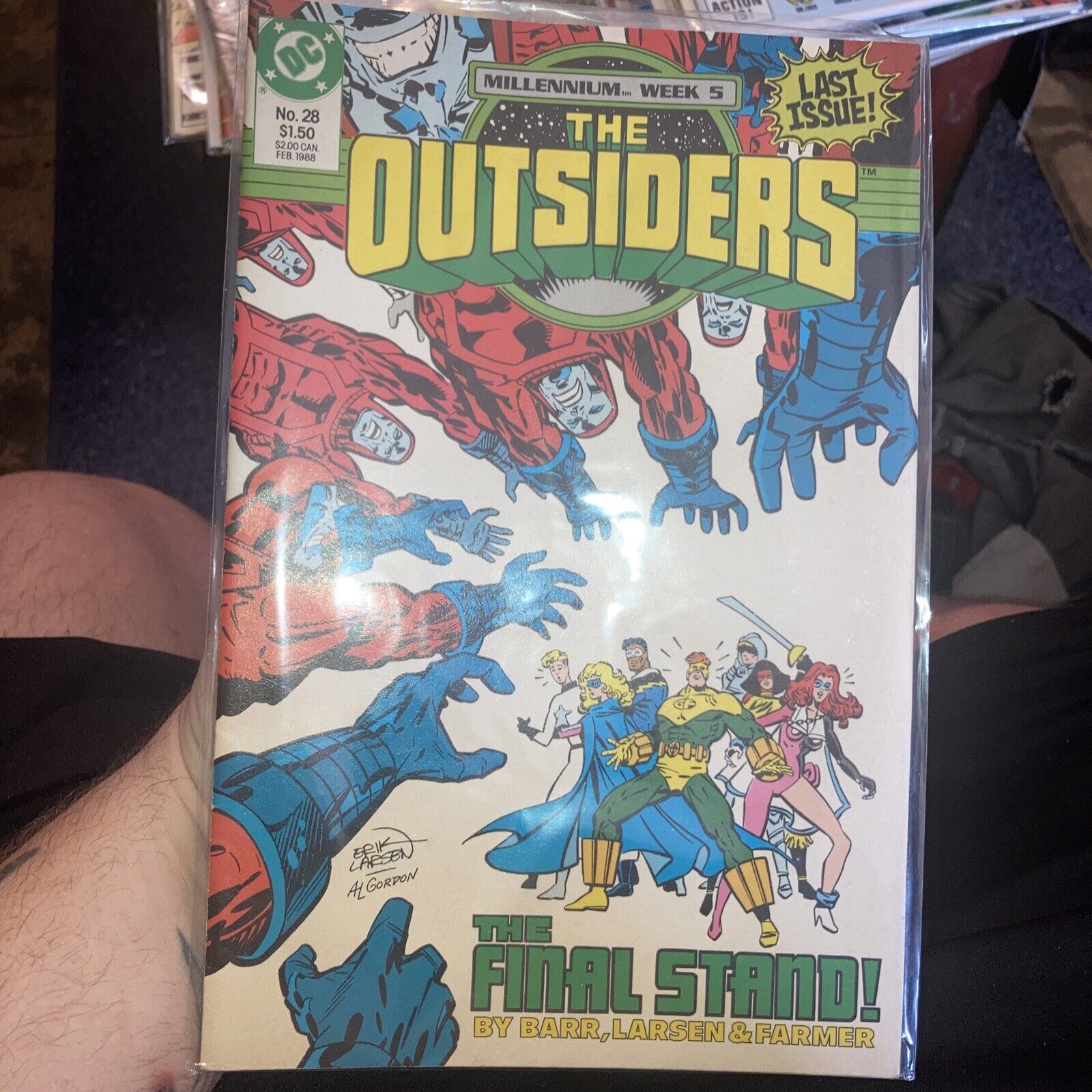 THE OUTSIDERS #28 DC COMICS 1988 BAGGED AND BOARDED 