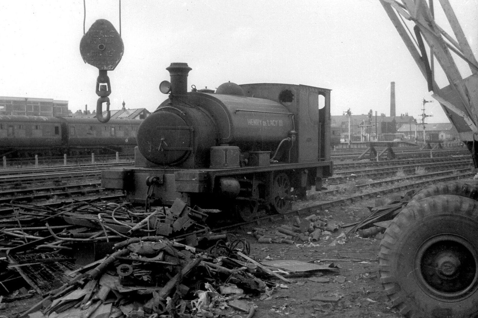 Ex Kirkstall Forge 0-4-0st Henry De Lacy Doncaster Rail Photo B