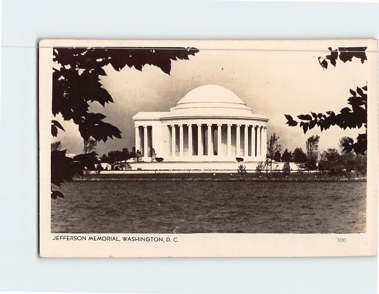 Postcard Jefferson Memorial Washington DC USA