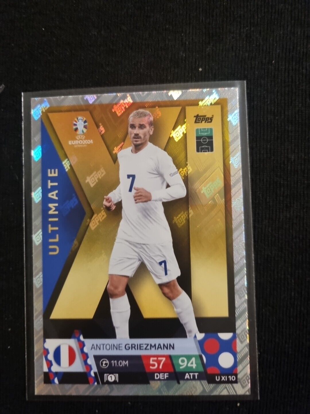 TOPPS MATCH ATTAX UEFA EURO 2024 GERMANY GRIEZMANN #UXI 10 ULTIMATE FRANCE CARD