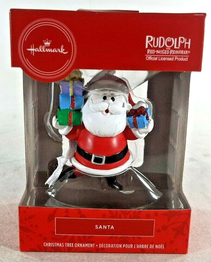 Santa Claus Christmas Ornament Rudolph the Red-Nosed Reindeer 2019 by Hallmark