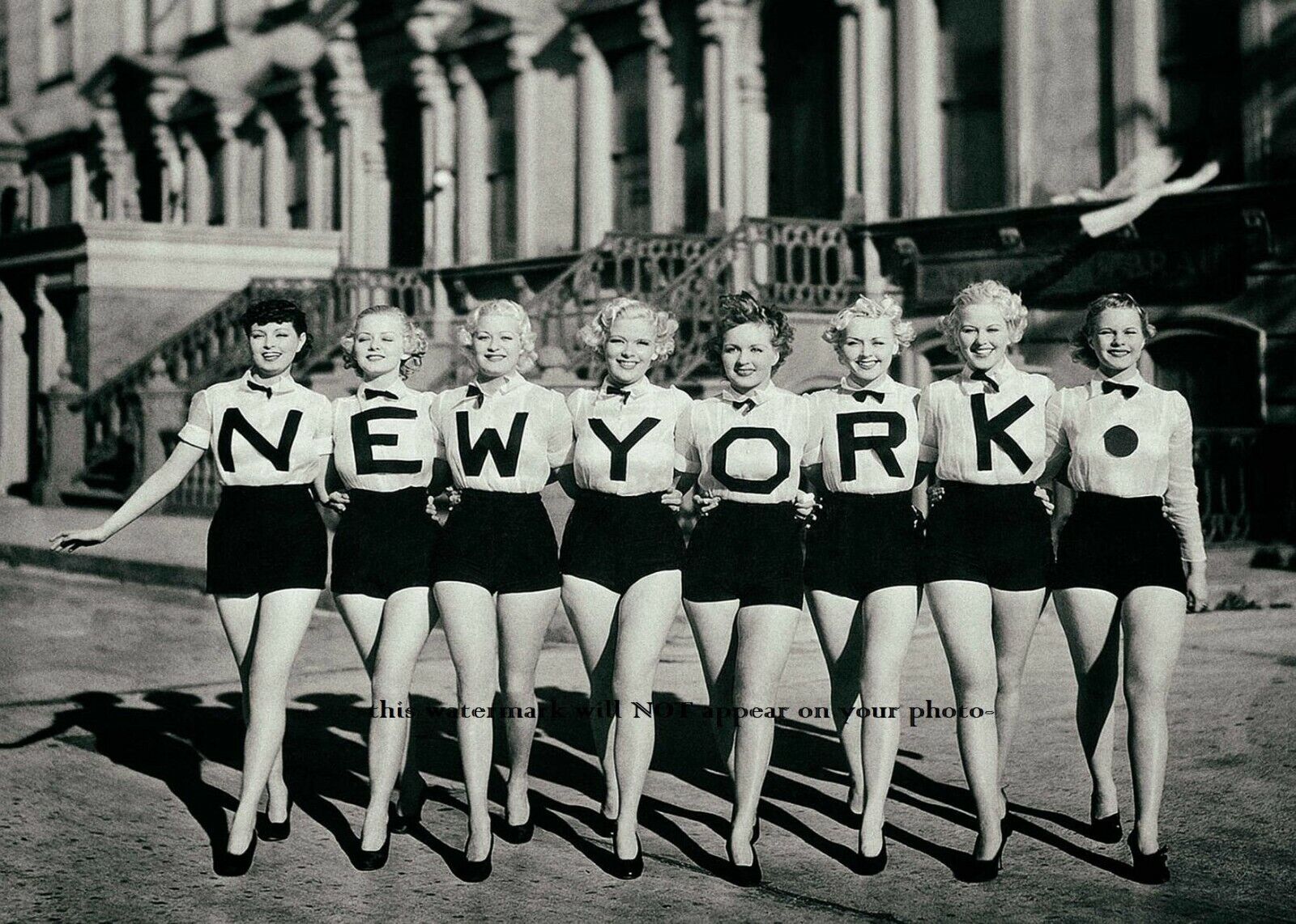 Sexy Broadway Dancing Girls PHOTO New York Dancers Flapper Babes Chorus Line
