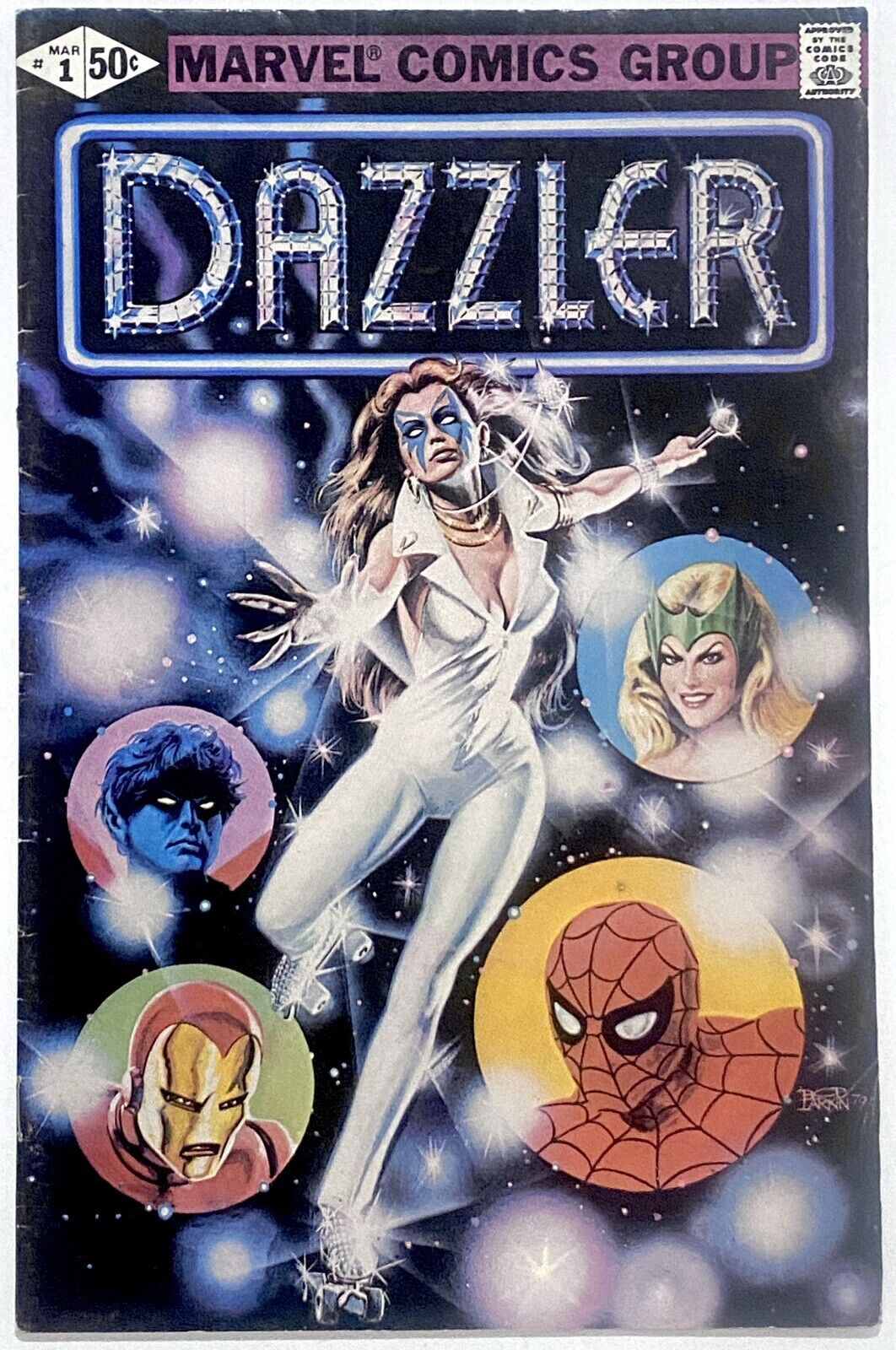 Dazzler #1 - No-color Ad Error (Marvel 1981)