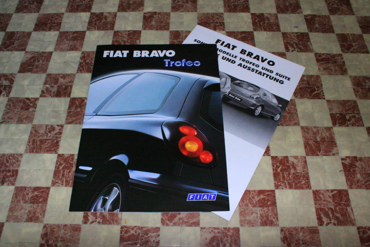 Rare German booklet     Unread   99 P2 2 Fiat Bravo Trophy FIAT Bravo Trofeo