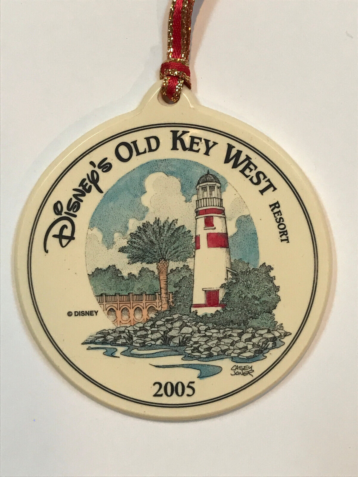 Disney\'s Old Key West Resort Christmas Ornament 2005  Lighthouse