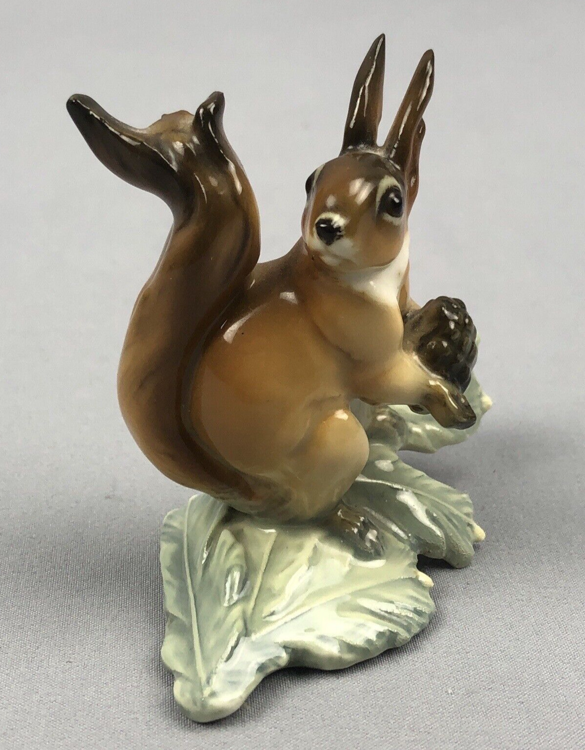 Vintage Hutschenreuther Porcelain Squirrel Figure Designer Hans Achtziger German