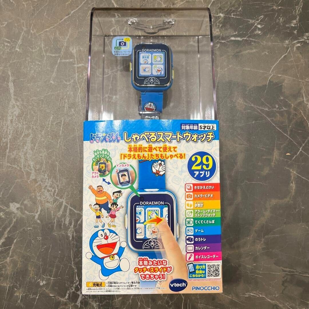 AGATSUMA Doraemon Talking Smart Watch Blue Camera Learning Game watch toys