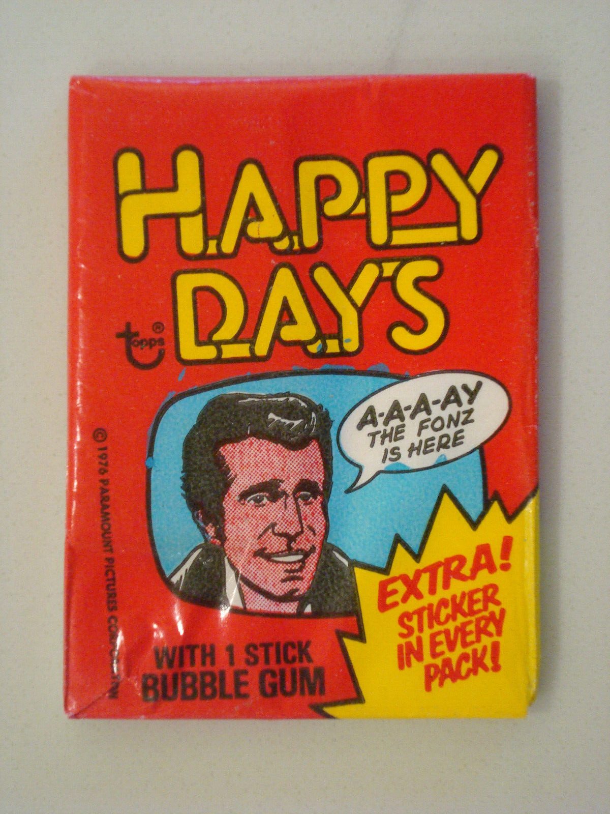 1976 TOPPS HAPPY DAYS TRADING CARDS SEALED WAX GUM PACK