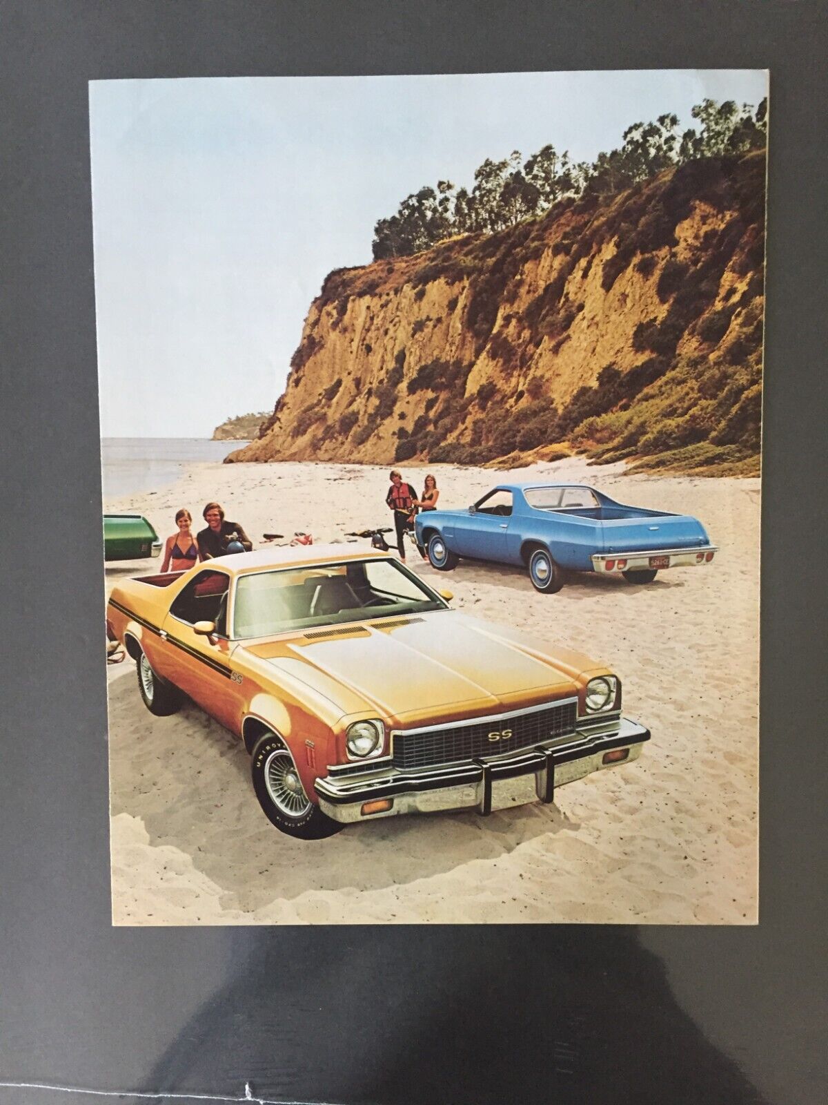 1973 El Camino Dealer Showroom Sales Brochure Original printing 1972