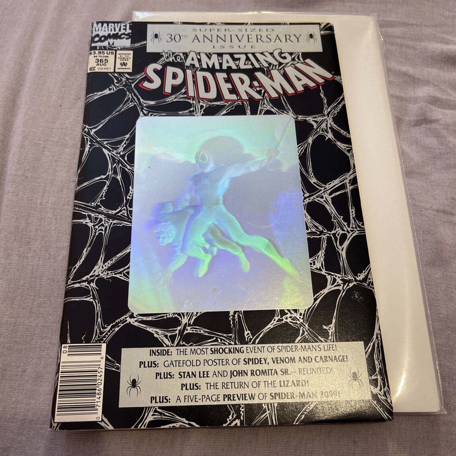 Amazing Spider-Man #365 FN Marvel 1992 1st Spider-Man 2099 Newsstand🔥🔑