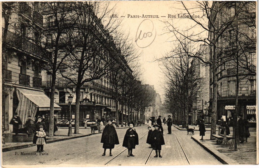 CPA PARIS 16e Rue Lafontaine (66457)