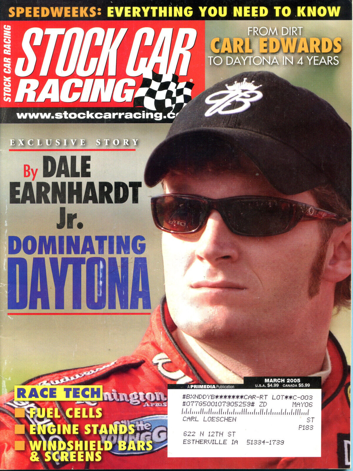 Stock Car Racing Magazine March 2005  Dominating Daytona  Box 604