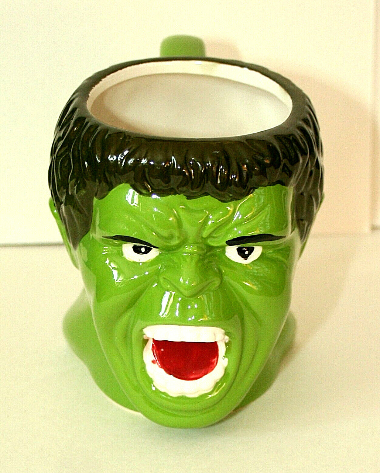 Marvel Comics Angry Hulk Figural Ceramic Coffee Mug Cup New NOS 2015