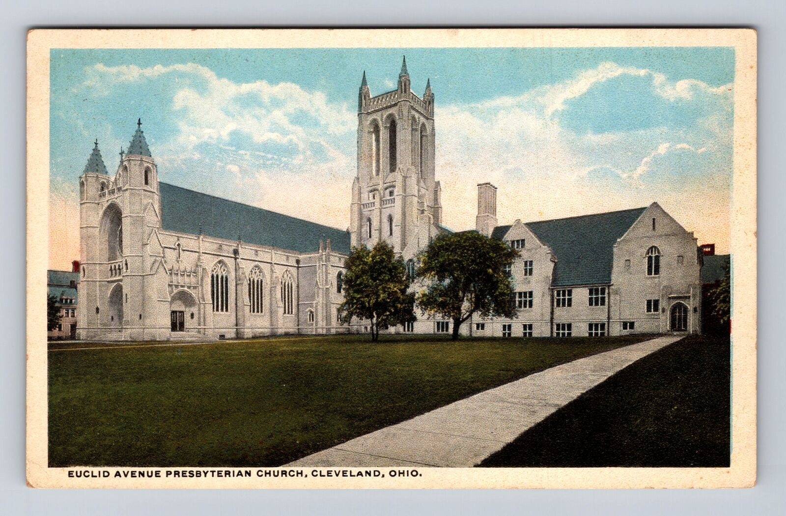 Cleveland OH-Ohio, Euclid Avenue Presbyterian Church, Religion Vintage Postcard