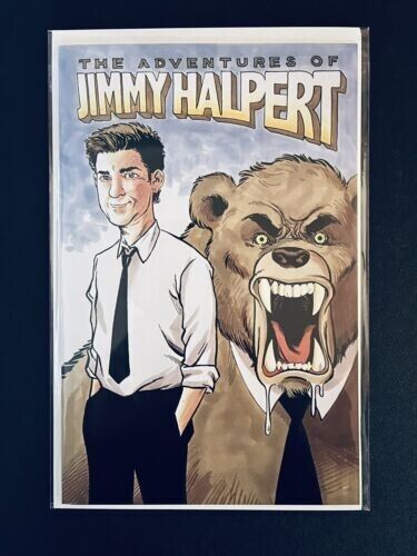 THE OFFICE THE ADVENTURES OF JIMMY HALPERT COMIC BOOK BY TONE RODRIGUEZ AUTO COA