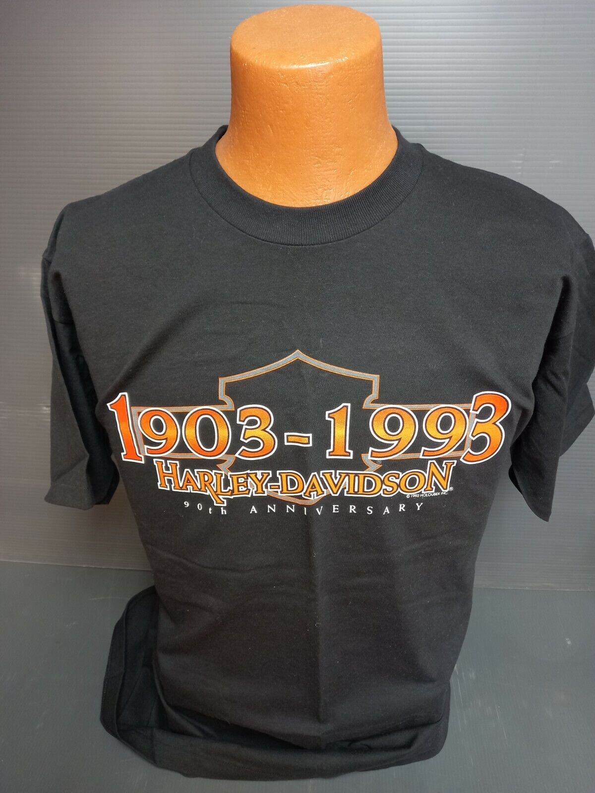 Rare Vintage Harley Davidson T-Shirt 1903-\'93 90th Anniversary Kegel\'sMilwaukee 
