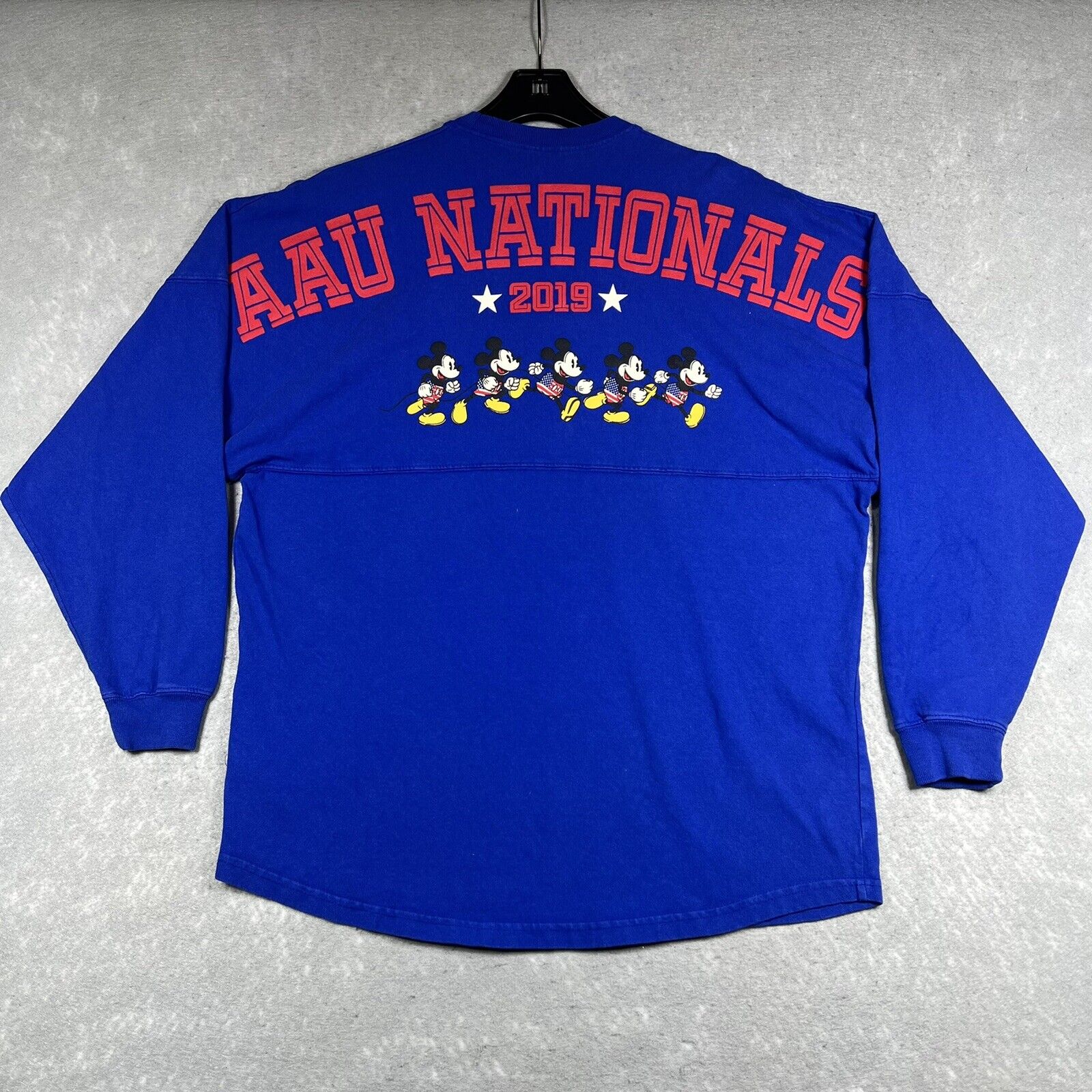 Disney Parks AAU Volleyball Nationals 2019 Spirit Jersey Shirt Blue Adult Small