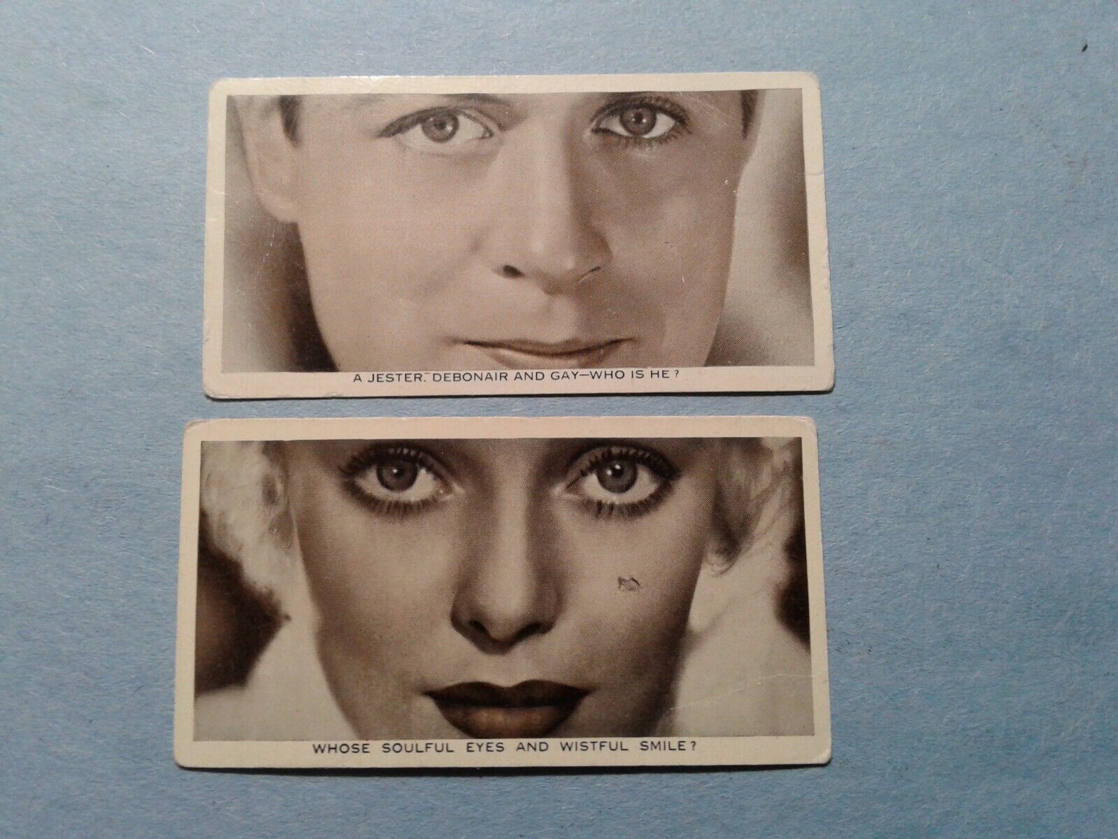 1936 Ardath Tobacco cards Who is This? Loretta Young and Robert Montgomery