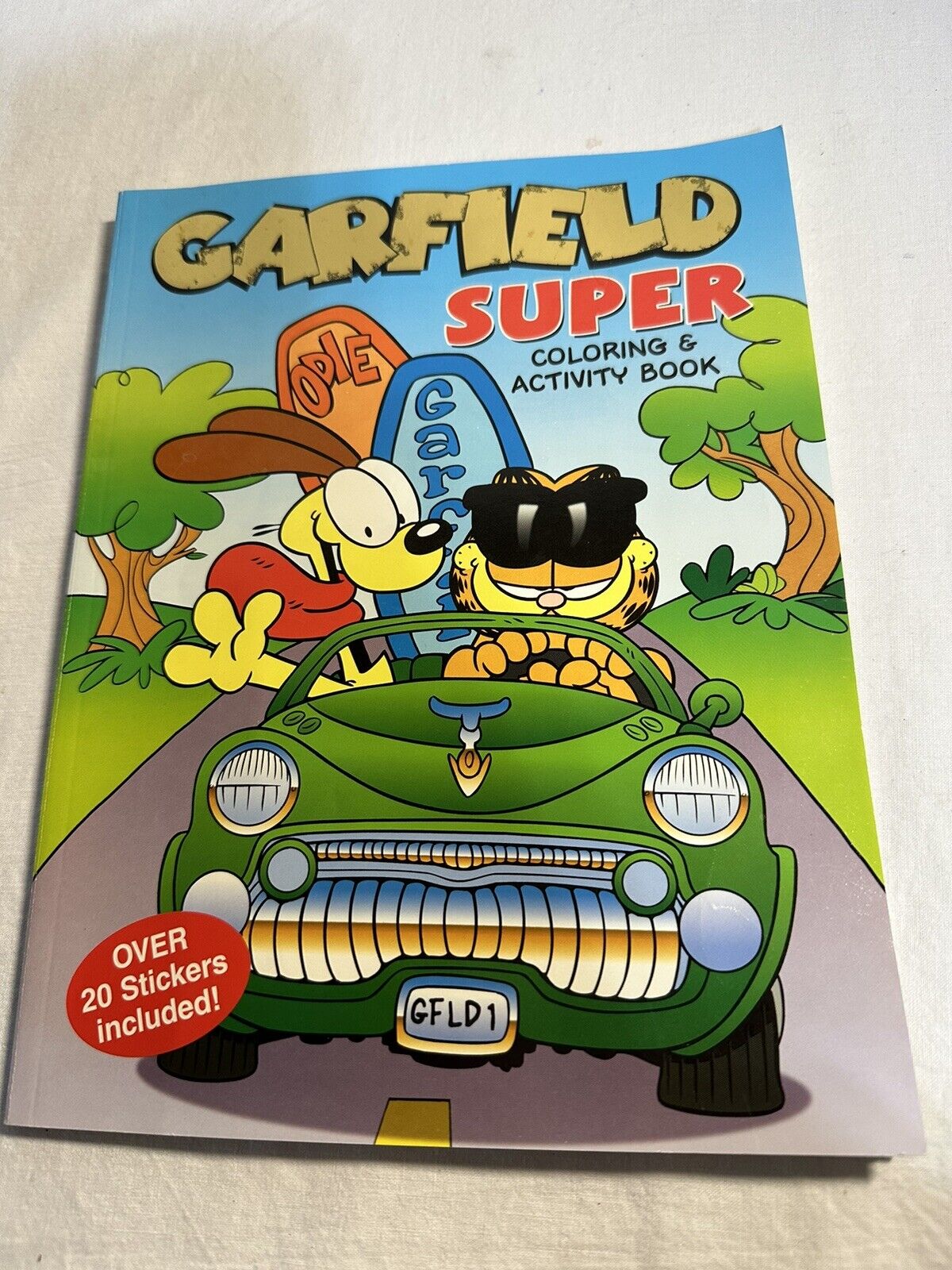 Vintage Garfield Best Friends Super Coloring & Activity Book With Stickers