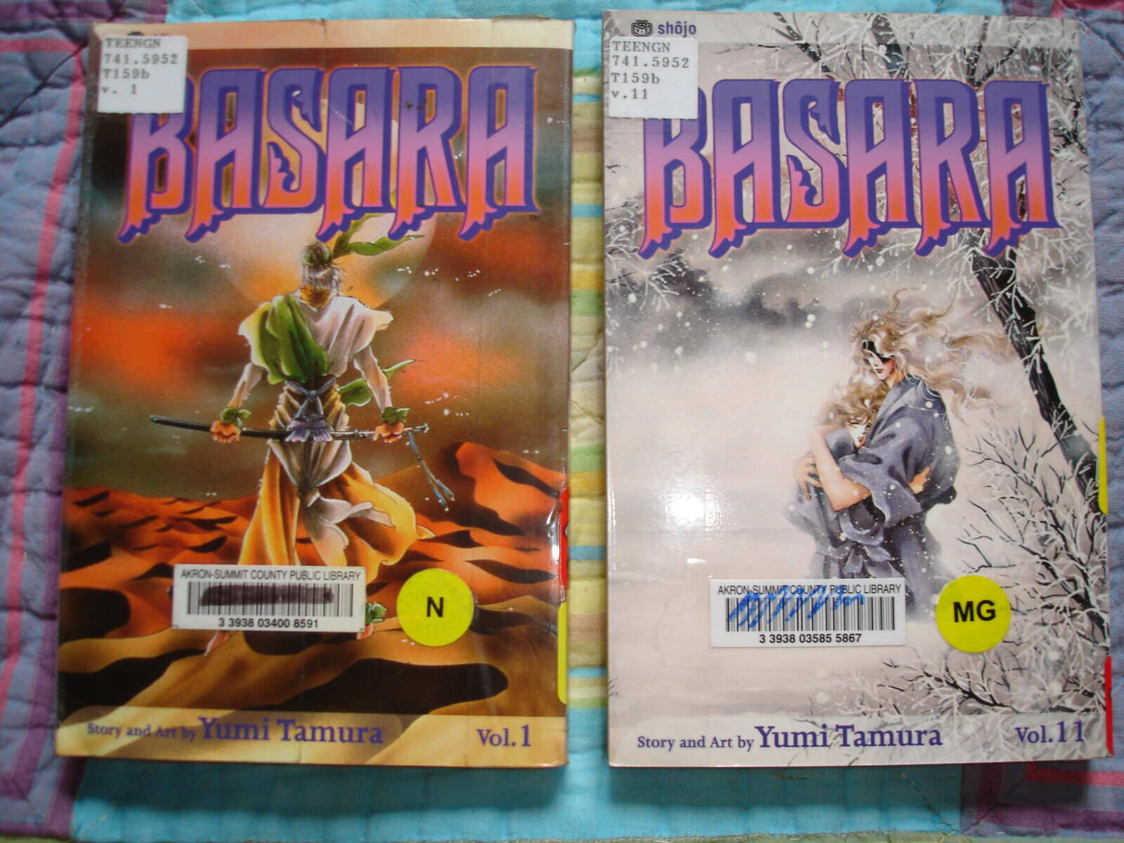 Basara Manga Lot Volume 1 and 11 - by Yumi Tamura - English RARE MANGA OOP