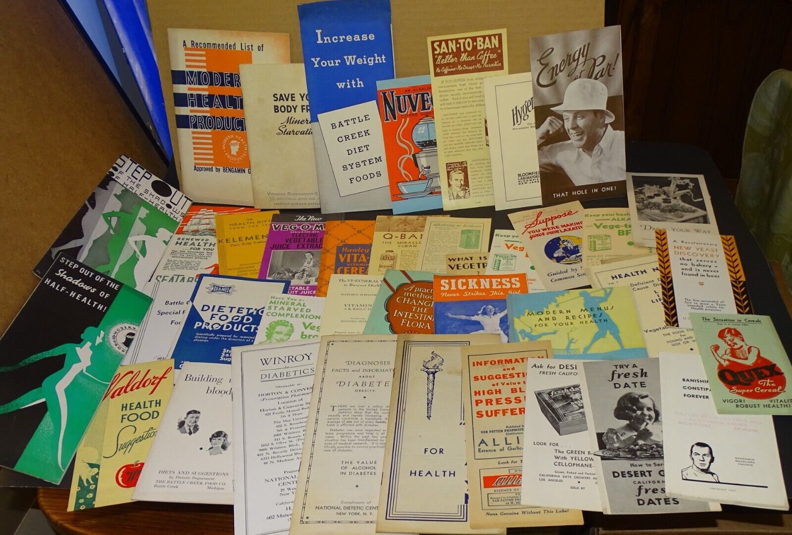 65 circa 1920s/1930s Health Related Brochures/Pamphlets