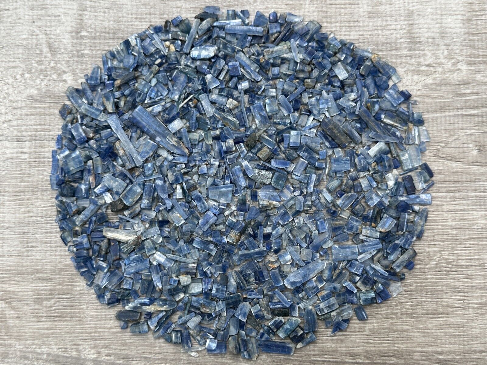 Grade A++ Blue Kyanite Semi Tumbled Gemstone Mini Chips 5-18 mm, Wholesale Bulk