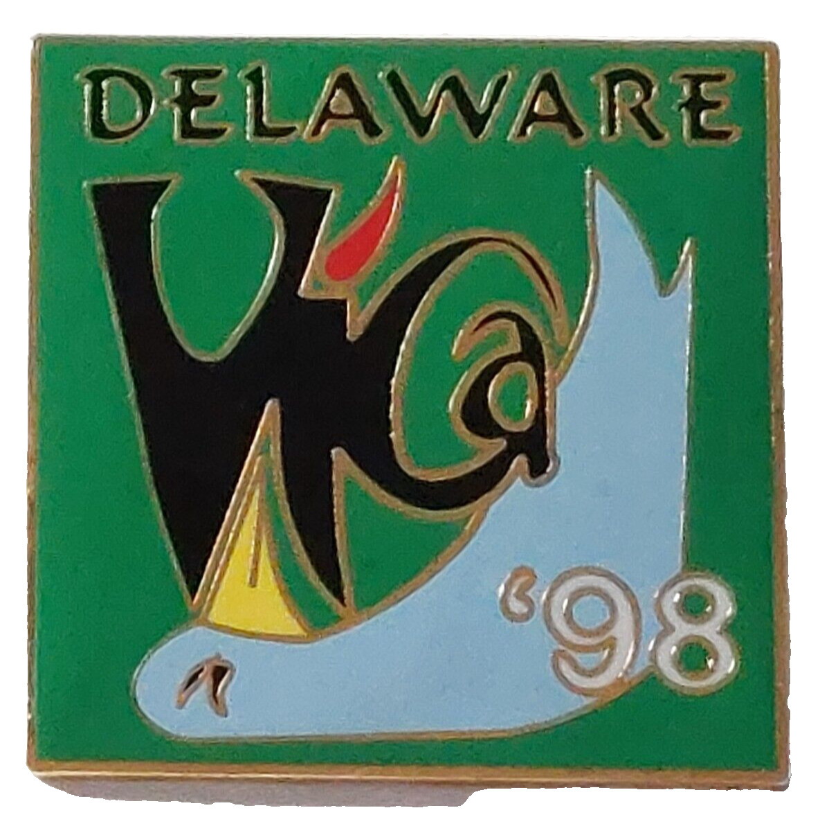 VICA (Vocational Industrial Clubs of America) 1998 Delaware Lapel Pin