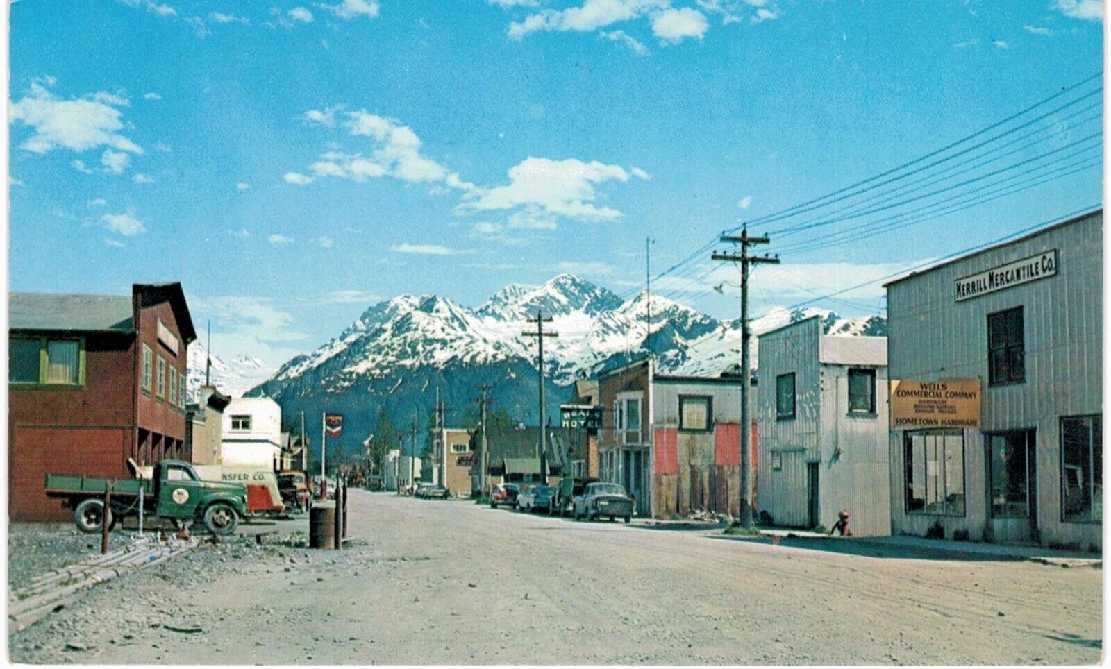 Valdez AK Main Street 1950s Chrome Mint 